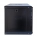 Шафа серверна настінна з полицею GEAR 9U 19'' 530x400x450 мм., Чорна (GWMSN-9U)