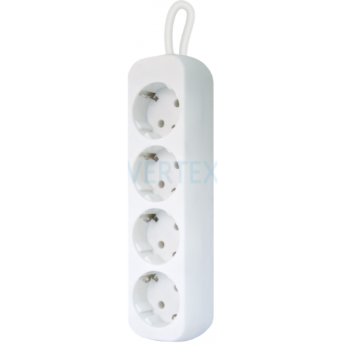 Мережевий фільтр Defender E430 3.0 m 4 роз White UA (992260) (6922301)