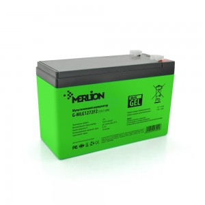 Акумуляторна батарея Merlion 12V 7.2AH Green (G-MLG1272F2/13945) AGM