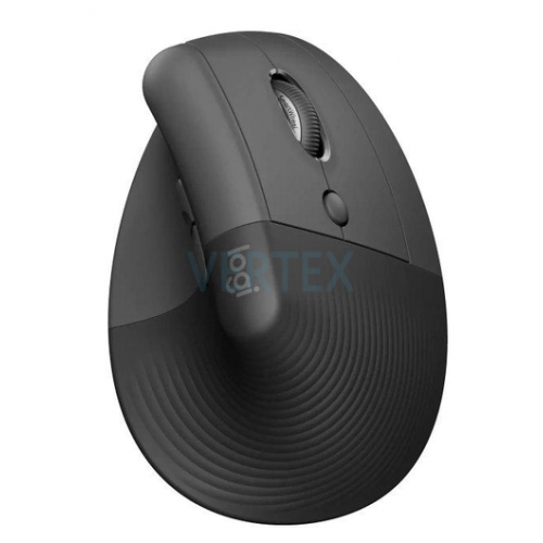 Миша комп'ютерна Logitech Lift Vertical Ergonomic Mouse Graphite B2B (910-006494) (6859759)