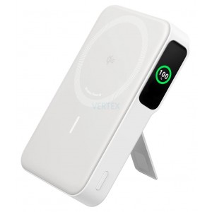 Портативний зарядний пристрій Anker MagGo 10000 mAh Qi2 15W + USB-C PD 27W White (7181286)