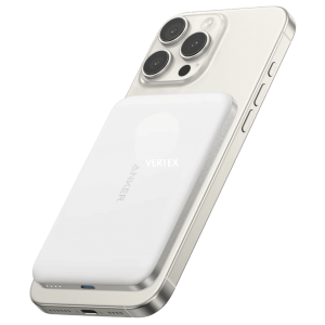 Портативний зарядний пристрій Anker Nano - 5000 mAh Qi2 15W MagGo Slim White (7265326)