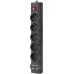 Мережевий фільтр Defender DFS 751 1,8 м, 5 розеток, 2xUSB, 2.1A (99751) (6414732)