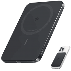Огляд: Портативний зарядний пристрій Anker Nano - 5000 mAh Qi2 15W MagGo Slim Black (7265325)