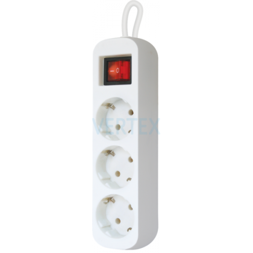 Мережевий фільтр Defender S350 5.0 m 3 роз Switch White UA (992350) (6922308)