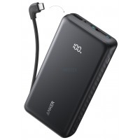 Портативний зарядний пристрій Anker - 20000 mAh 22.5W Built-In USB-C Cable Black (7227883)