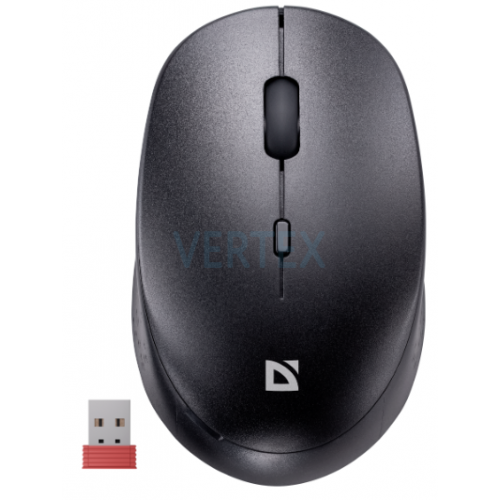 Миша Defender Auris MB-027, Black (52027)  (6893350)