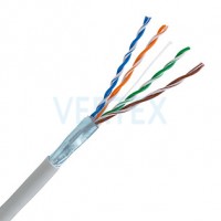 Кабель кручена пара Premium FTP 4x2x0.5мм, внутрішній, Cat. 5E, мідь (CU), 305м