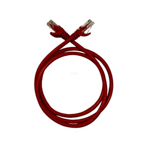 Патч-корд GEAR САТ.5E UTP CU 24AWG 1 м червоний (GPC-UTPCURJ45-1R)