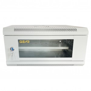 Шафа настінна серверна GEAR 4U 600x600х240 мм Сірий із полицею (GWMSN-4U-600-600G)