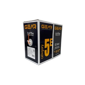 Мережевий кабель вита пара GEAR CAT.5E UTP-LSZH-CCA-4Px2x0.50 (GEC-UTPLCCA050305)