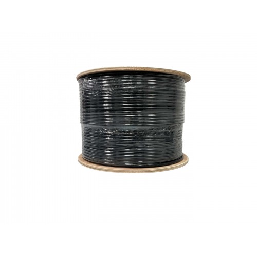Мережевий кабель GEAR CAT.5E UTP Copper 4Px2x0.51 PVC+PE Outdoor з проволкою 305M (GEC-UTPCUOUTSC051305)