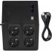 Пристрій безперебійного живлення GEAR 2000VA/1200W LED plastic RJ45+USB (GU-2000PL)