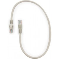 Патч-корд Cablexpert UTP (PP12-1M) литий, Cat.5e, 50u, CCA, 1м, сiрий