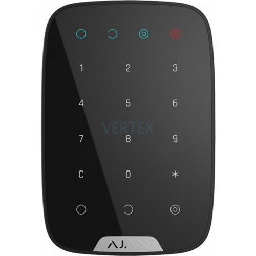 Бездротова сенсорна клавіатура Ajax KeyPad Black (8722.12.BL1/38248.12.BL1)