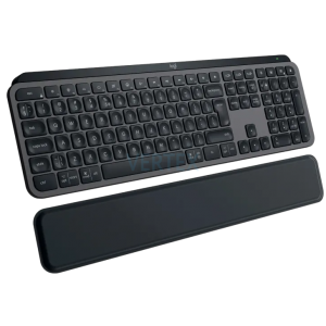 Клавіатура Logitech MX Keys S, Wireless, Plus Palmrest, Graphite (L920-011589) (6921794)