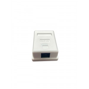 Розетка компьютерная GEAR 1xRJ 45 CAT.5E (липучка та шуруп у комплекті) (GCS-SOCKET1RJ45C5E)