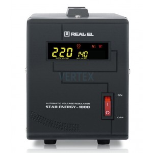 Стабілізатор REAL-EL Stab Energy-1000 Black