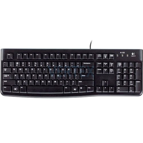 Клавіатура Logitech Keyboard K120 EOM UKR Black (5803829) Клавіатура Logitech Keyboard K120 EOM UKR Black (5803829)