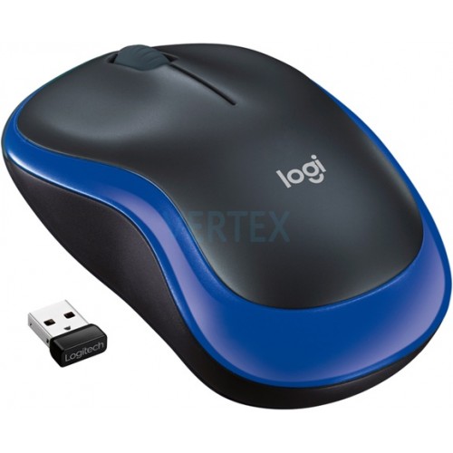 Миша Logitech Wireless Mouse M185 BLUE - EWR2 (910-002236)  (6877534)