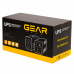 Пристрій безперебійного живлення GEAR 800VA LCD plastic RJ45+USB (GU-800PLCD)