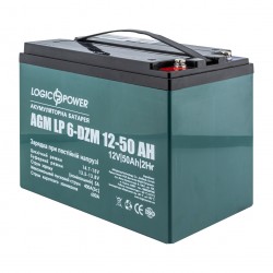 Огляд: Акумуляторна батарея LogicPower LP 12V 50AH (6-DZM-50) AGM